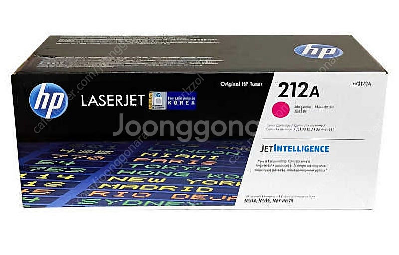 hp m555 빨,파 정품 팝니다--0