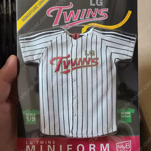 새상품️ LG Twins 엘지트윈스 미니어쳐 유니폼 미니폼 35 이진영 야구