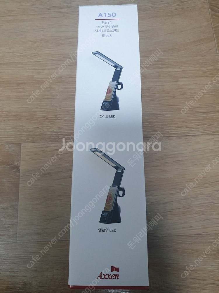 액센 A150 5in1 15W 무선 충전 시계 LED ...--2