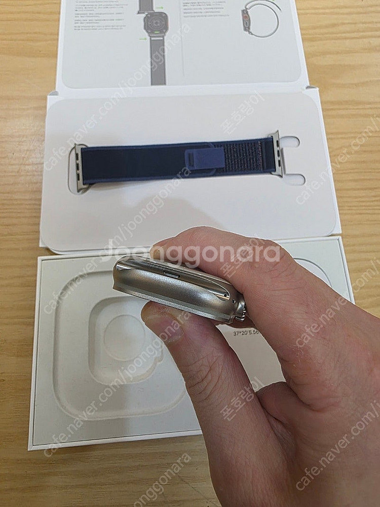 애플워치울트라2네추럴티타늄49mm+애플케어플러스 블루트...--4