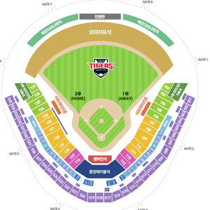 [기아 vs KT] 6월 17일(화), 6월 18일(수), 6월 19일(목) 중앙테이블 2연석/4연석 양도합니다.