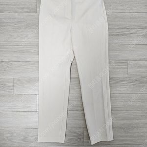 더로랑 바지 슬랙스 아이보리 블랙 m