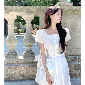 아이보리룸 Belle Léa Dress(벨 레아 드레스) 아이보리 (오늘받은새상품)