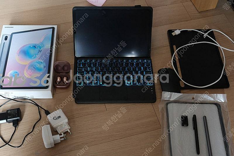 삼성 갤럭시탭 S6 LTE 256G 케이스 펜슬 키보드...--0