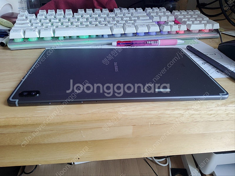 삼성 갤럭시탭 S6 LTE 256G 케이스 펜슬 키보드...--4