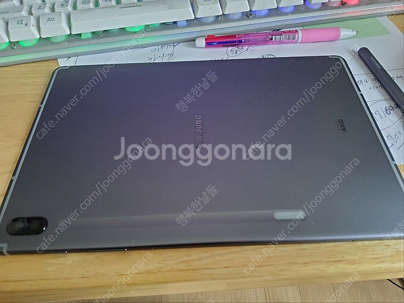 삼성 갤럭시탭 S6 LTE 256G 케이스 펜슬 키보드...--6