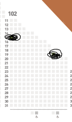 6/20 한화vs키움 1루 내야지정석 B 1층 102구...--0