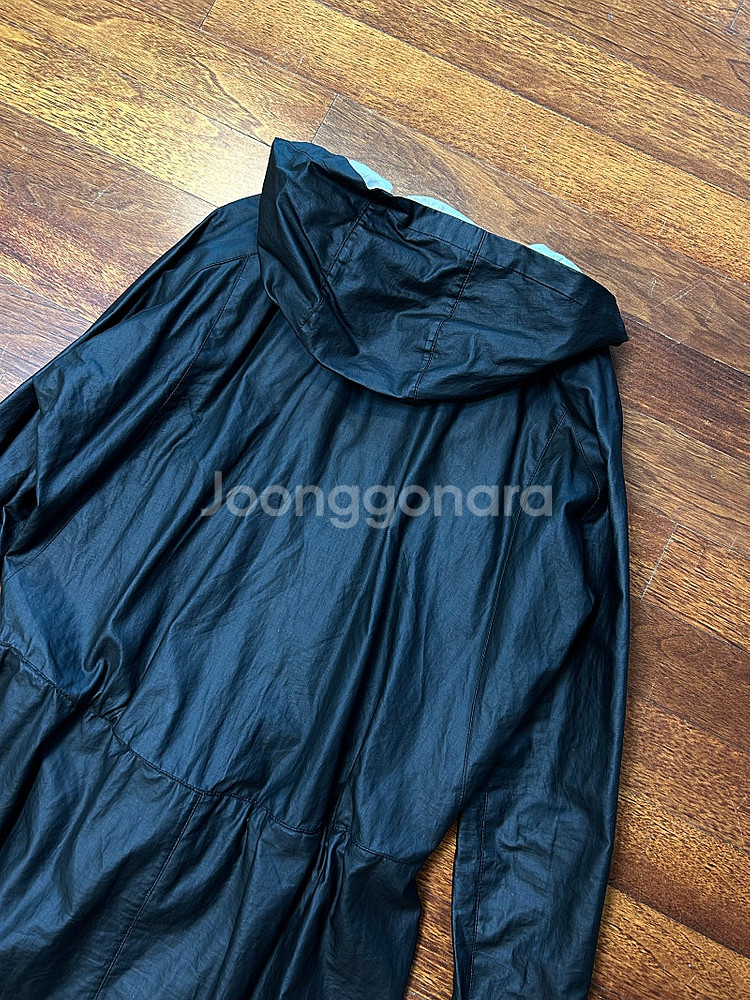 띠어리 여성 후드 블랙 야상 바람막이 자켓(55)--5