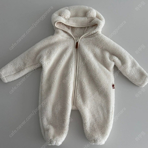 꼬숑 BABY BEAR JUMPSUIT - IVORY 6M