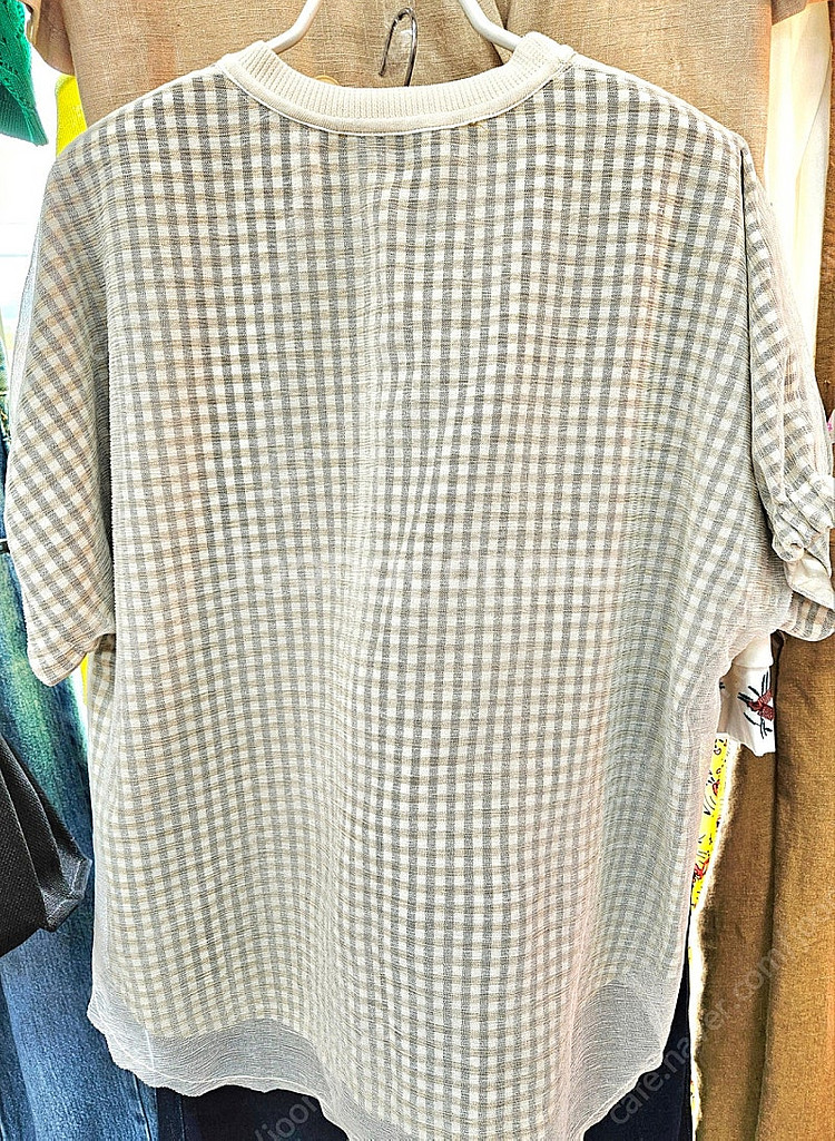 FOURM STUDIO 이중 반팔 티셔츠--1