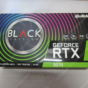 이엠텍 RTX 3070 BLACK EDITION OC D6 8GB