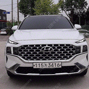싼타페 중고차 더 뉴 싼타페 중고 흰색 2021년식 83,528km 디젤 2.2 2WD 프레스티지 개인사업자중고차