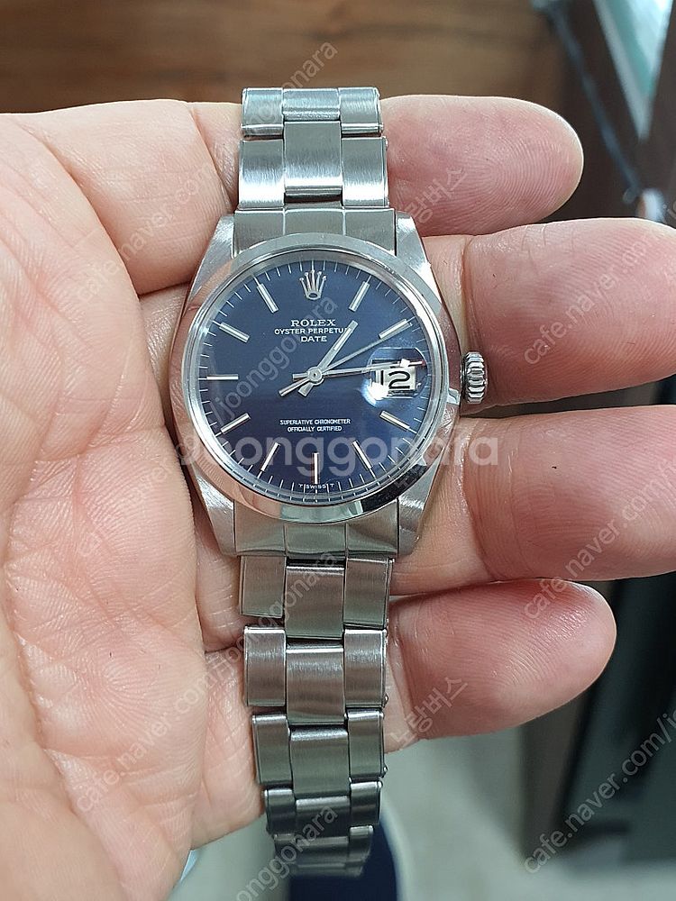 빈티지로렉스1500청판--1