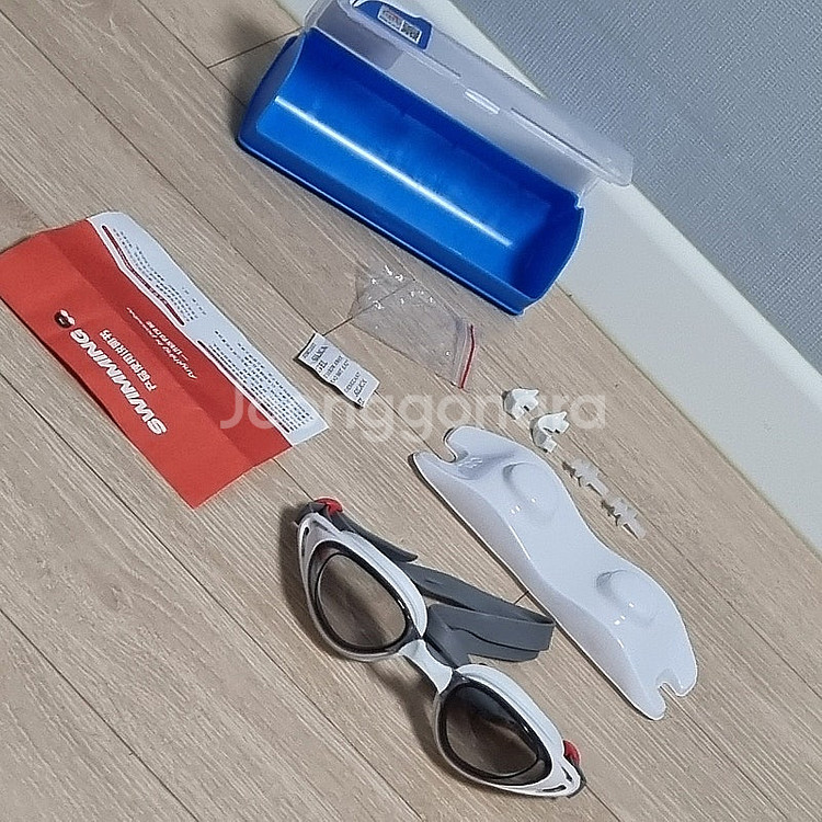 수경 고급 수영 고글 수영고글 세련된 nining 리닝 수경 정품 신형--0