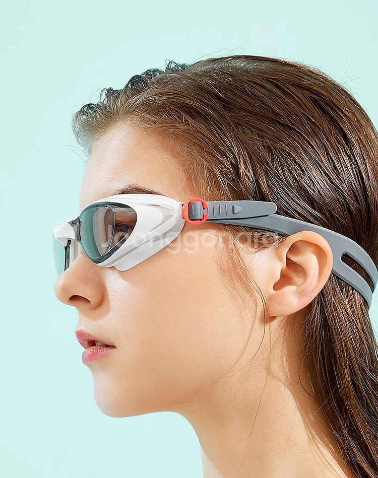 수경 고급 수영 고글 수영고글 세련된 nining 리닝 수경 정품 신형--4