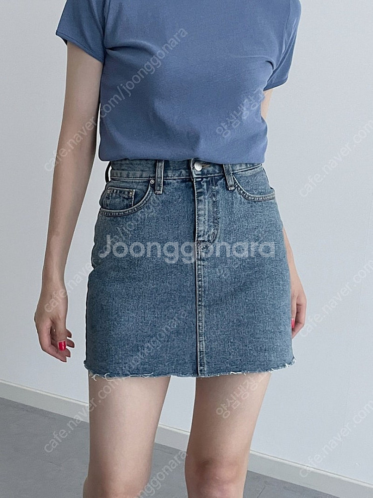 라운지401 데님스커트 청치마 미듐. 일트더로랑더마농오...--0