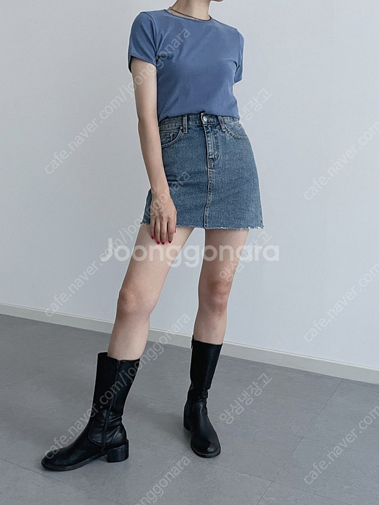 라운지401 데님스커트 청치마 미듐. 일트더로랑더마농오...--2