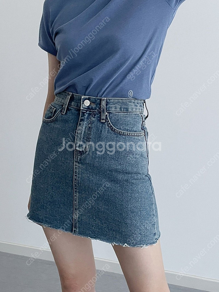 라운지401 데님스커트 청치마 미듐. 일트더로랑더마농오...--4
