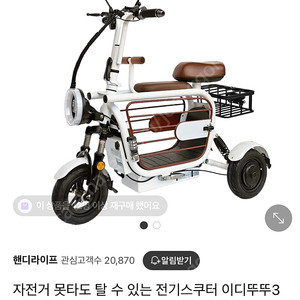 전동스쿠터 이디뚜뚜 3륜