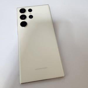 갤럭시S23울트라 무잔상 보증기간2025년12월 256기가 화이트 SK 53만