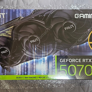 PALIT RTX 5070 Ti GAMINGPRO D7 16GB 미개봉