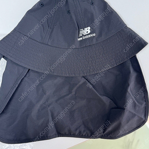뉴발란스 키즈 모자 , 뒷목 가리개 모자, 54cm 검정