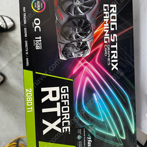 에이수스 그래픽카드 ROG-STRIX-RTX2080TI-O11G-GAMING D6 11GB 팝니다
