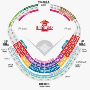 6/14(토) 롯데vsSSG 4층스카이뷰 2연석 팝니다.