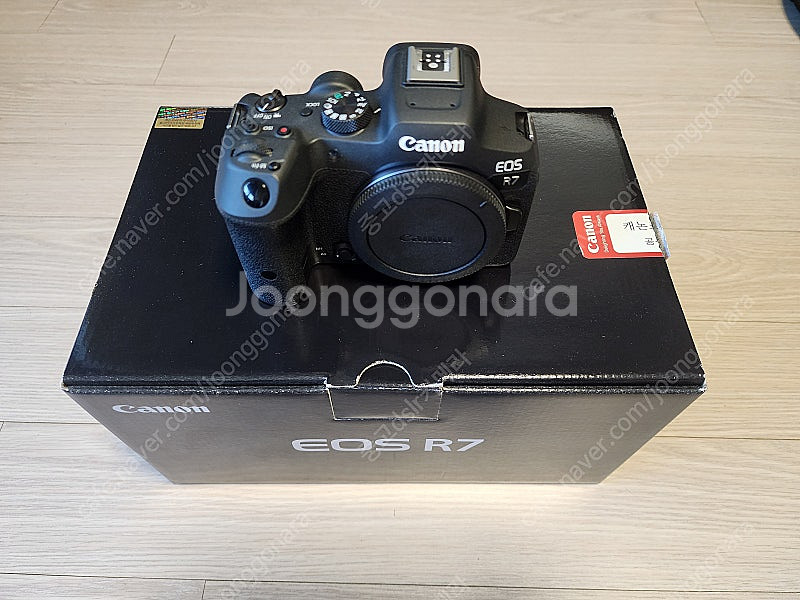 캐논코리아 정품 eos r7 바디 박스셋 판매합니다.--0