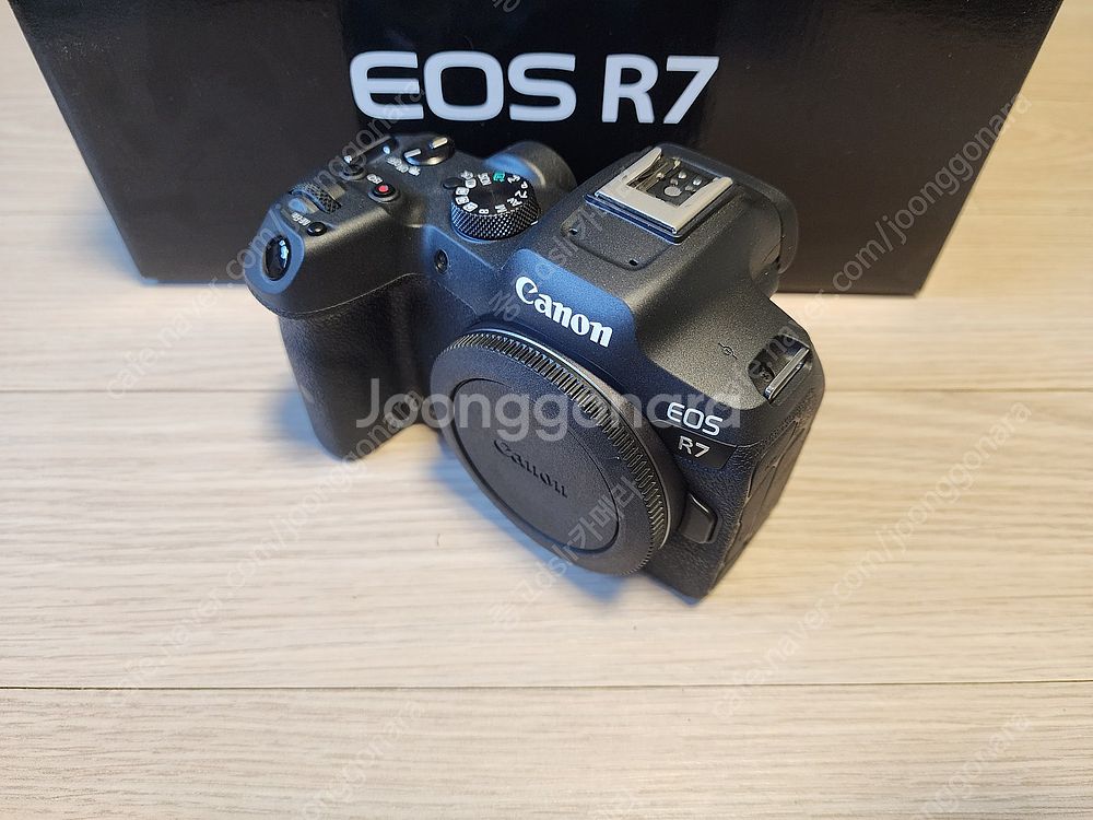 캐논코리아 정품 eos r7 바디 박스셋 판매합니다.--3