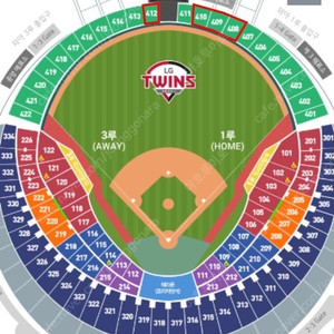 (lg vs 두산) 6월 21일 3루 네이비 329블럭 2연석 양도