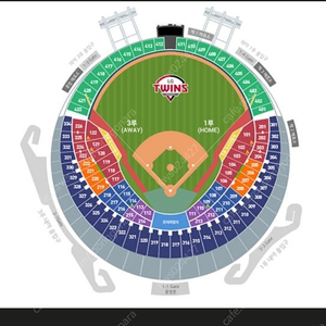 6월 21일 LG트윈스 VS 두산베어스 외야통로 2연석