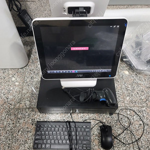 삼성 4K QE43T 43인치 사이니지 BST 듀얼 스크린 POS 포스 단말기