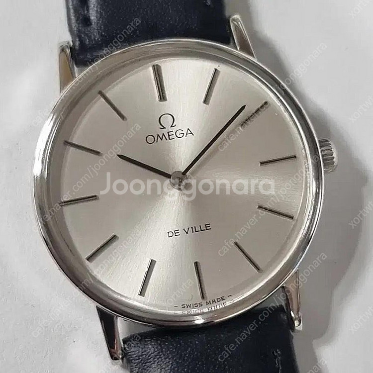 특가) OMEGA 수동 빈티지 드빌 실버다이얼 시계 3...--1