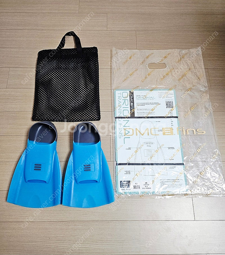 DMC 뉴 하이드로 숏핀 오리발 블루 XS(235-24...--0