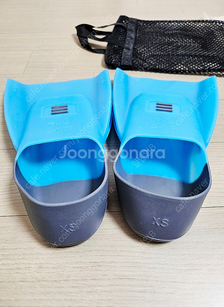DMC 뉴 하이드로 숏핀 오리발 블루 XS(235-24...--3