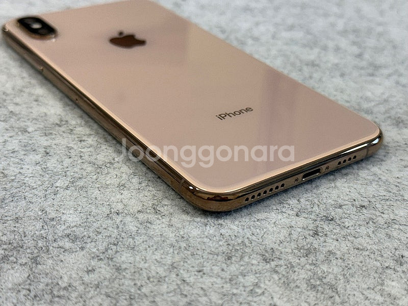 (S급자급제)아이폰XS Max 64G 골드 64G 배터리95% 깨끗한 무잔상 단말기 30만 판매해요--8