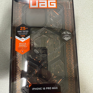 UAG 폰케이스 16 Pro Max 포지드카본카퍼 팝니다