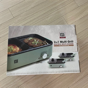 비스카 투인원 멀티그릴 새상품