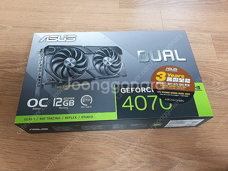 asus dual rtx4070 o12g evo 그래픽...--0