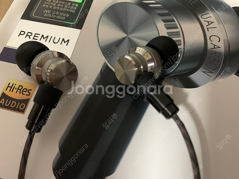 JVC FD01 언더이어 유선 이어폰 줄이어폰--1