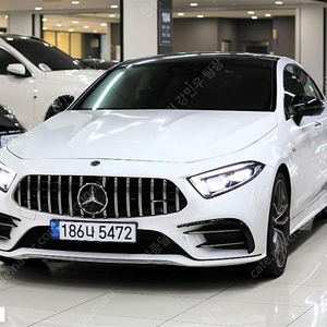 벤츠 인증중고 CLS클래스 중고차 흰색 2020년식 25,179km CLS 53 4MATIC+ AMG 개인사업자 차량구매