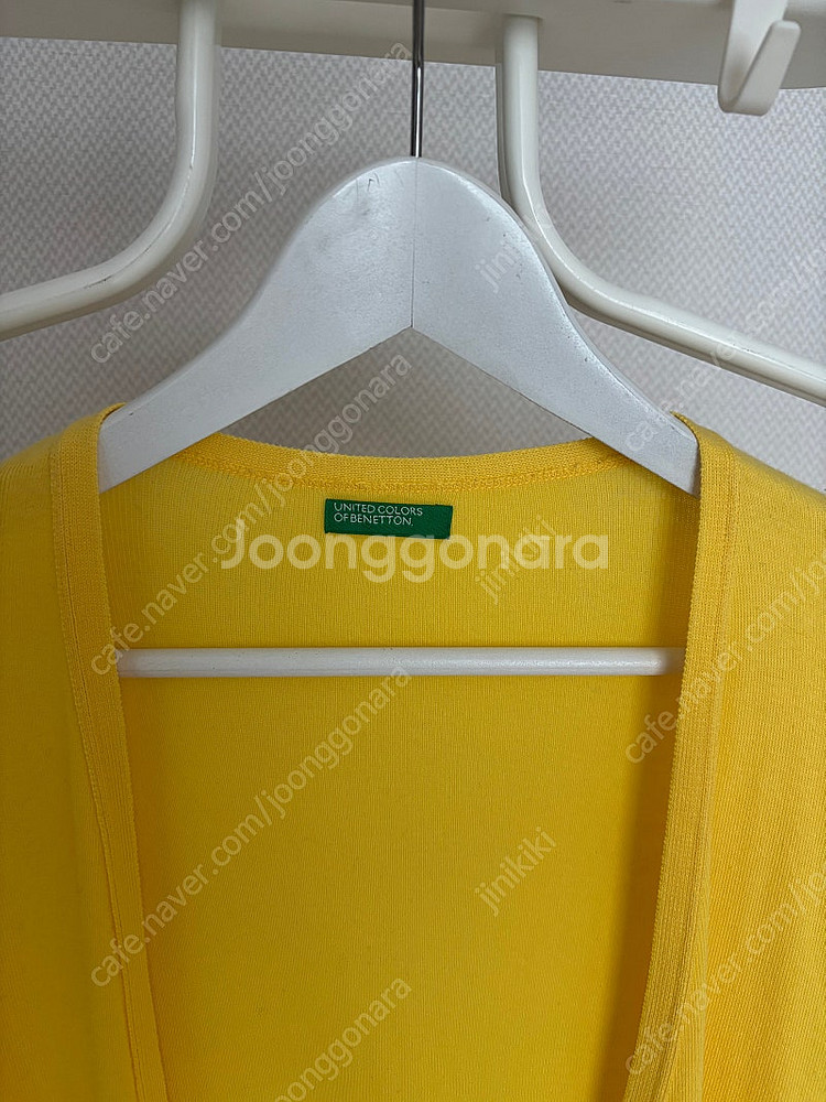 일본정품 베네통 코튼 가디건 M--2