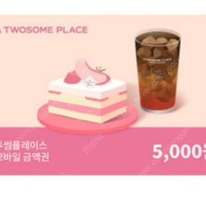 투썸5천원권 투썸모바일금액권 투썸플레이스