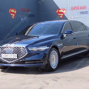 제네시스 G90 중고 제네시스 중고 가격 파란색 2019년식 28,196km 5.0 GDI AWD 리무진 프레스티지 수원중고차
