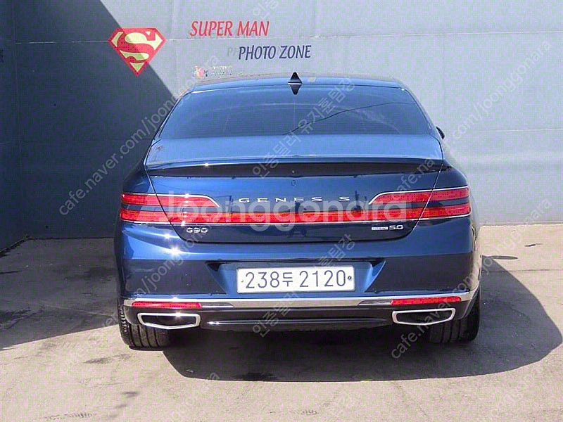 제네시스 G90 중고 제네시스 중고 가격 파란색 2019년식 28,196km 5.0 GDI AWD 리무진 프레스티지...--3