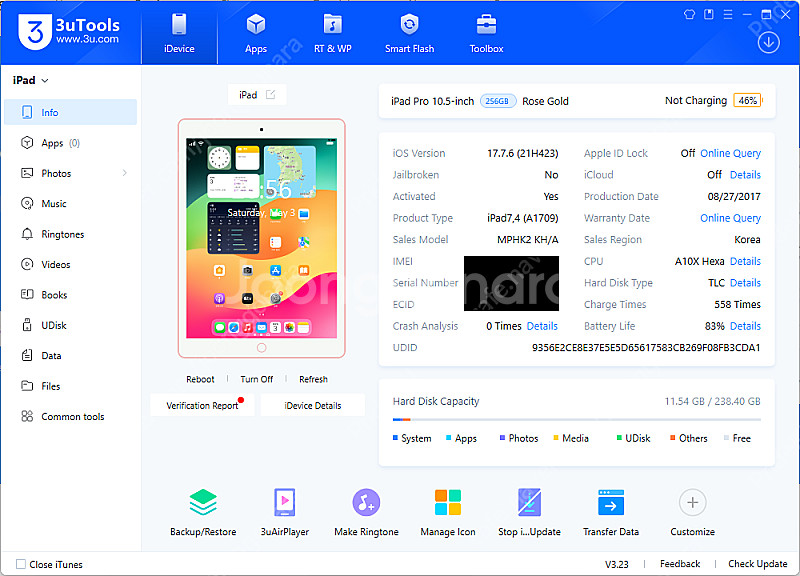 아이패드 프로 10.5 로즈골드 셀룰러 256GB (A...--9