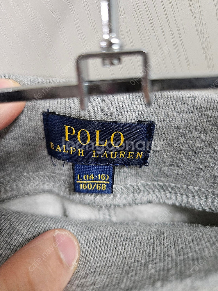POLO 폴로랄프로렌 보이즈 그레이 스웨트 팬츠--1