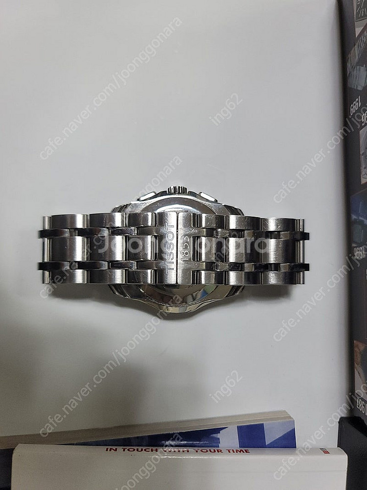 티쏘 꾸뜨리에 GMT 쿼츠 T035--4