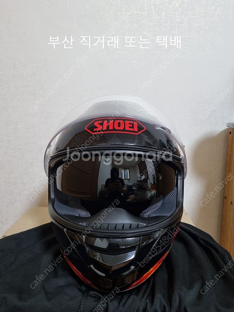정품 쇼에이 지티에어 리바이브 오토바이 헬멧 아라이 홍...--2